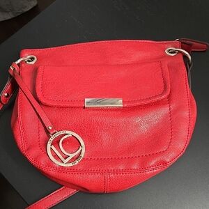 Vintage Liz Claiborne Red Crossbody Bag